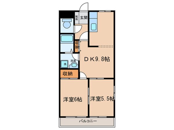 ローズハイムの物件間取画像